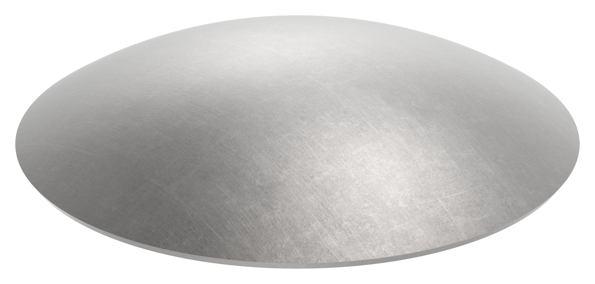 Halbrundschale 120x2,5mm, H: 22mm