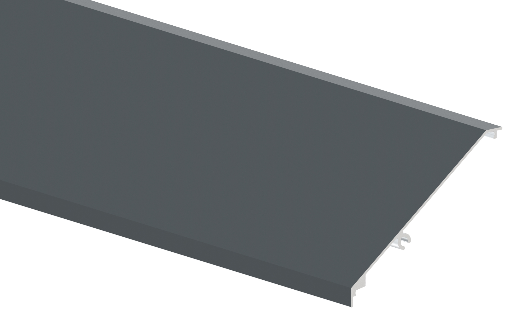 Design-Abdeckung für eleganza canopy, L: 6000mm, RAL 7016