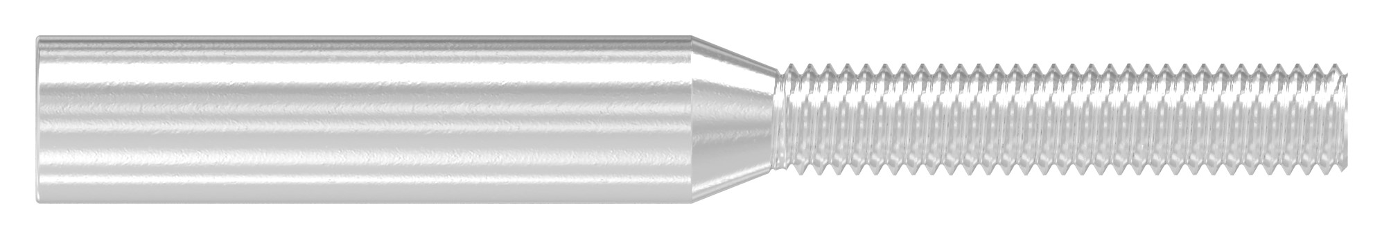 Gewindeterminal für Seil 6mm, V2A