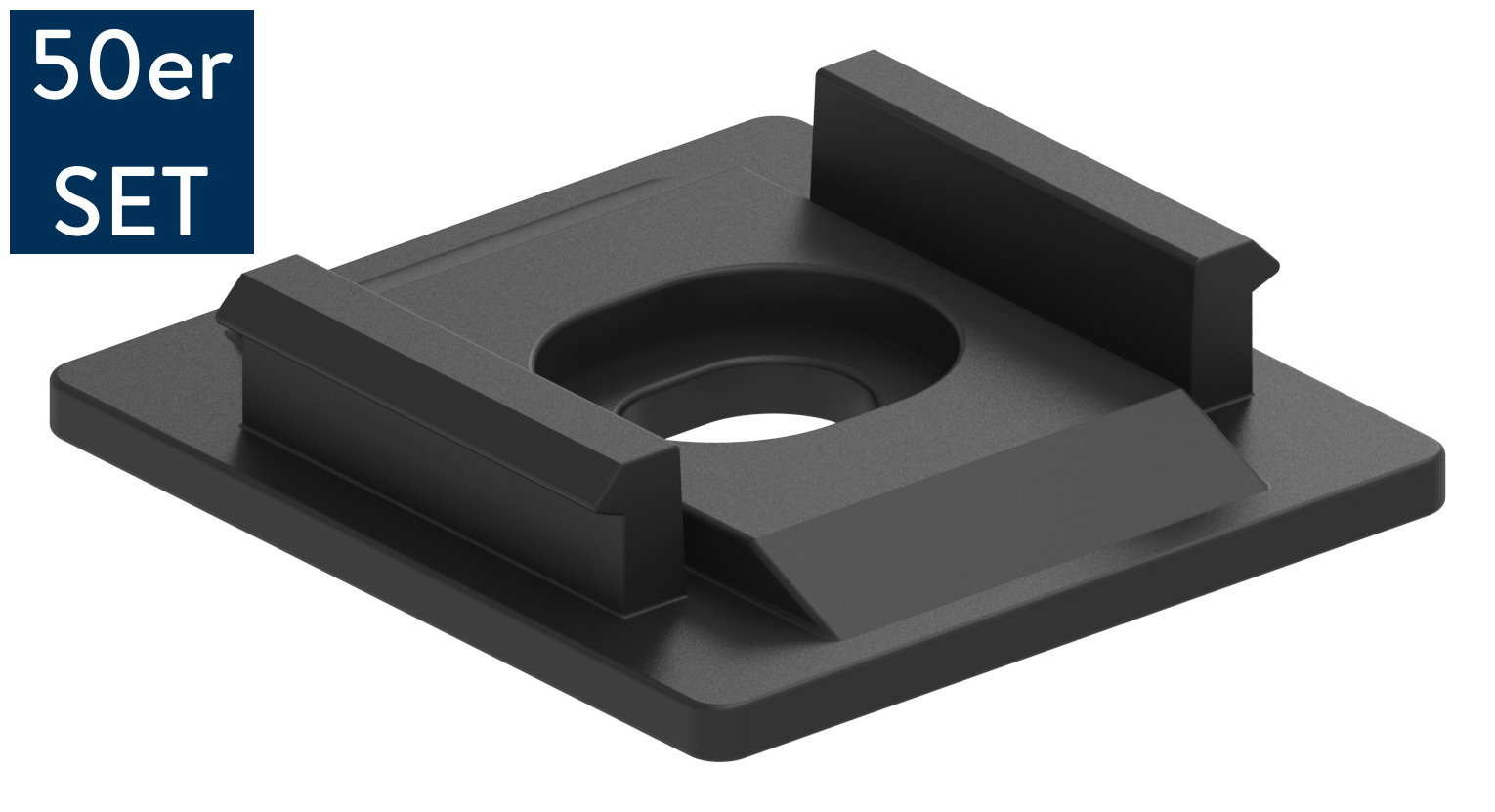LED-Nutrohr: Befestigungselement, 50er-Set für LED-Trägerprofil