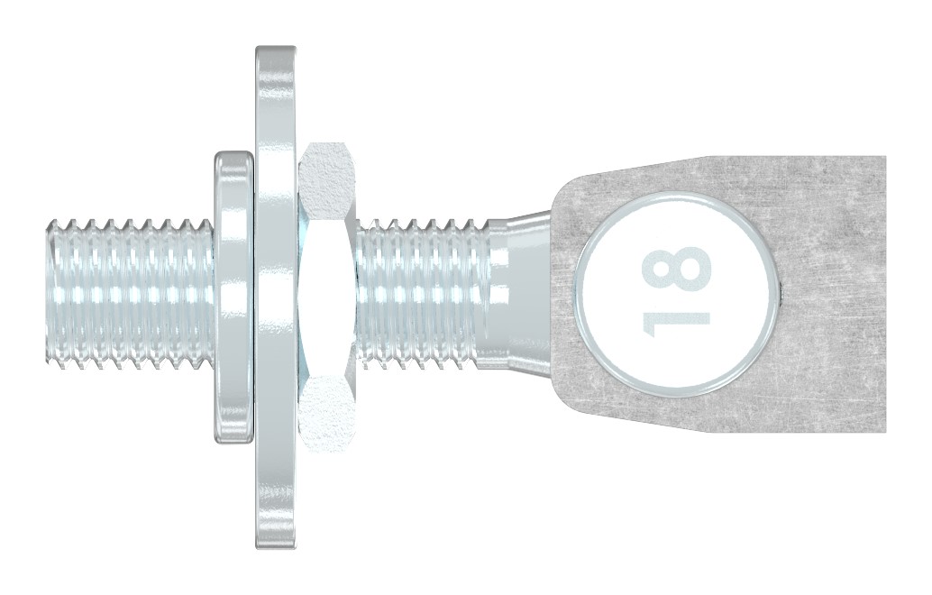 Torband M18, galvanisch verzinkt