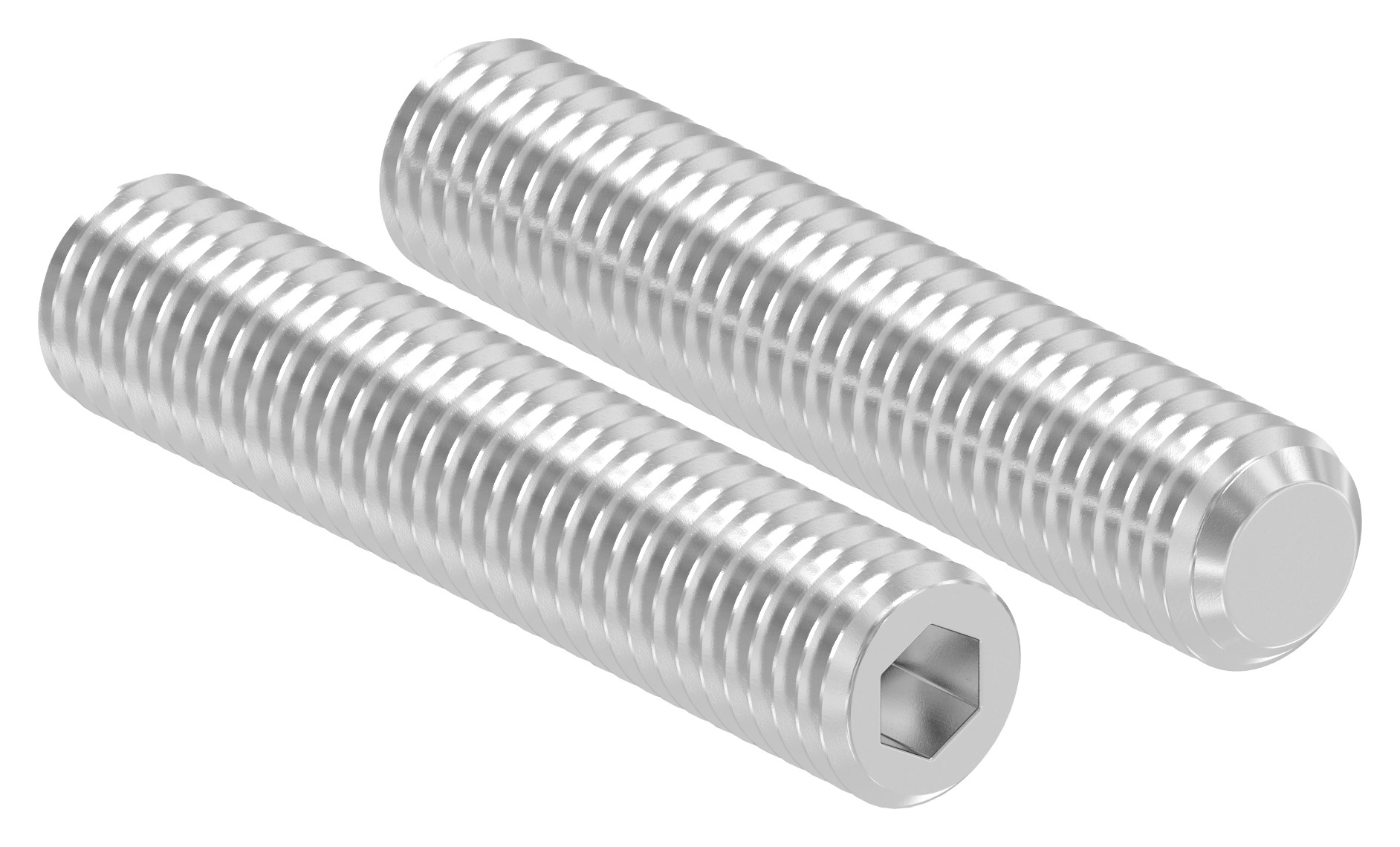 Gewindestift M12x60, V2A, DIN 913 / ISO 4026 Gewindestift M12x60, V2A, DIN 913 / ISO 4026