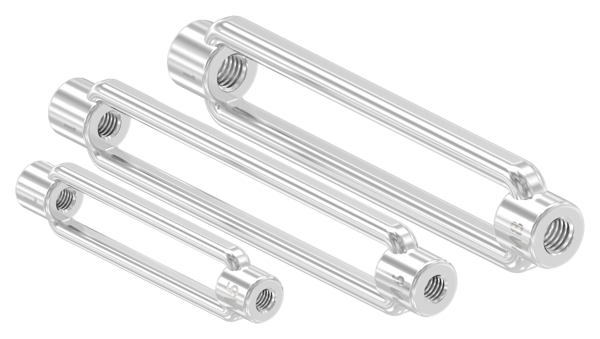 Spannschloss mit Gewinde M5, V4A