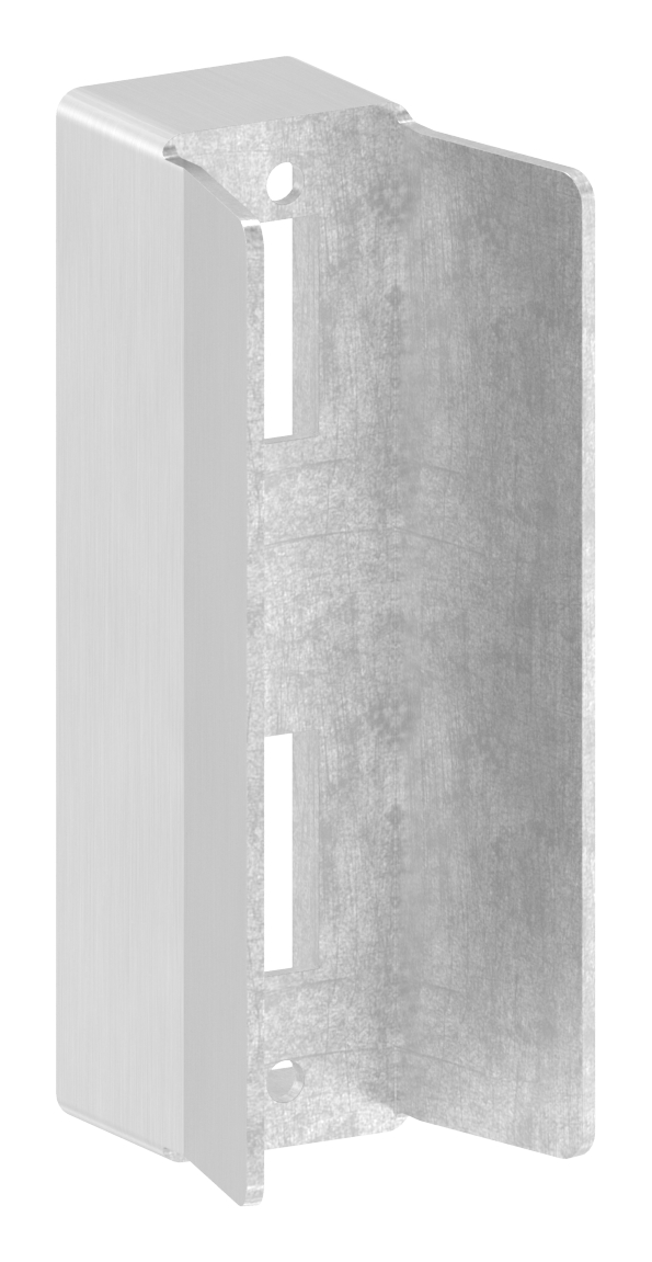 Schiebetor-Gegenkasten mit 40mm Breite, V2A