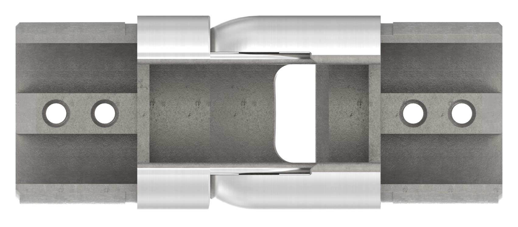 Verbinder flexibel für Nutrohr 48,3mm, V2A Verbinder flexibel für Nutrohr 48,3mm, V2A