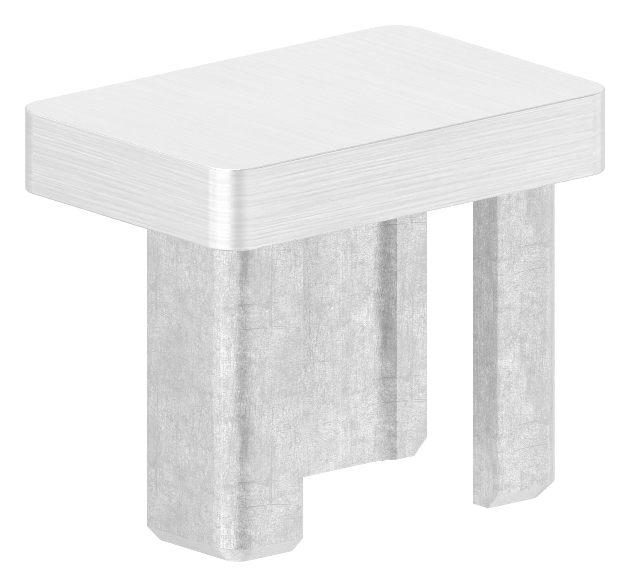 Einsteckkappe, für Rohr 30x20x2,0mm, V4A