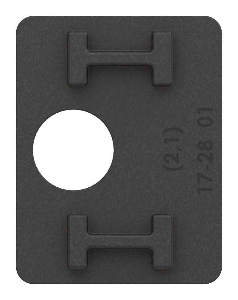 Gummi für Mod. 14, VSG-Glas 12,76mm Gummi für Mod. 14, VSG-Glas 12,76mm