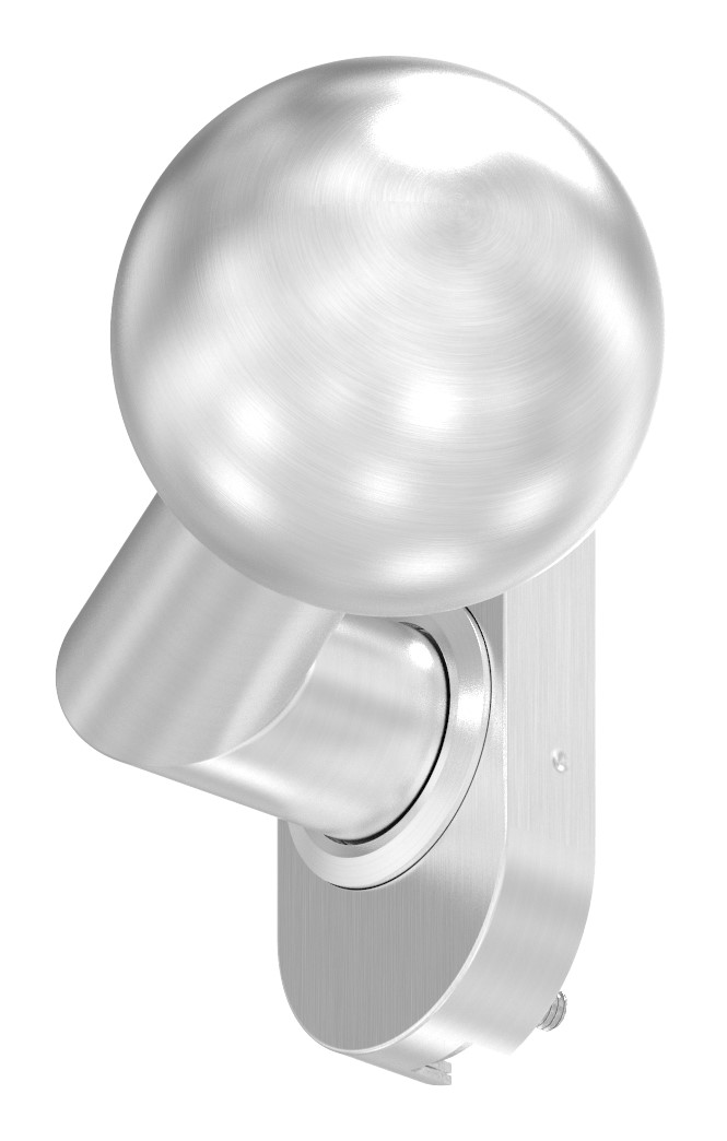 Drückerknopf, Ø 50mm, fest, V2A Drückerknopf, Ø 50mm, fest, V2A