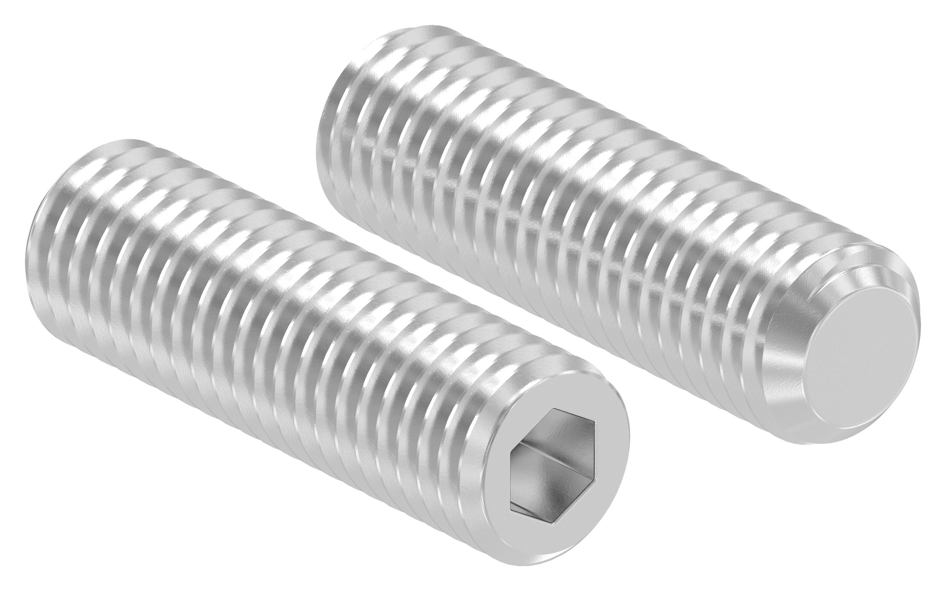 Gewindestift M12x40, V2A, DIN 913 / ISO 4026 Gewindestift M12x40, V2A, DIN 913 / ISO 4026