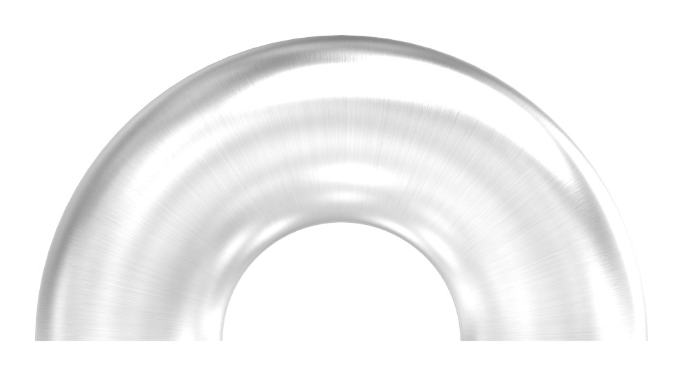 Schweißbogen 180°, 42,4x2,0mm, V2A