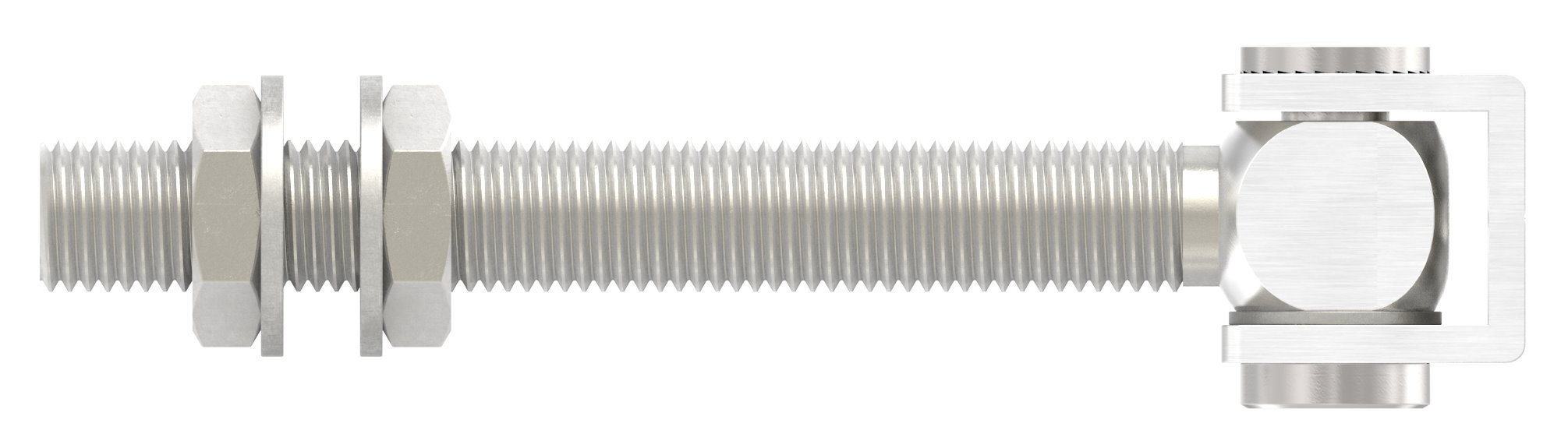 Torband M20 zum Anschweißen, langes Gewinde, V2A