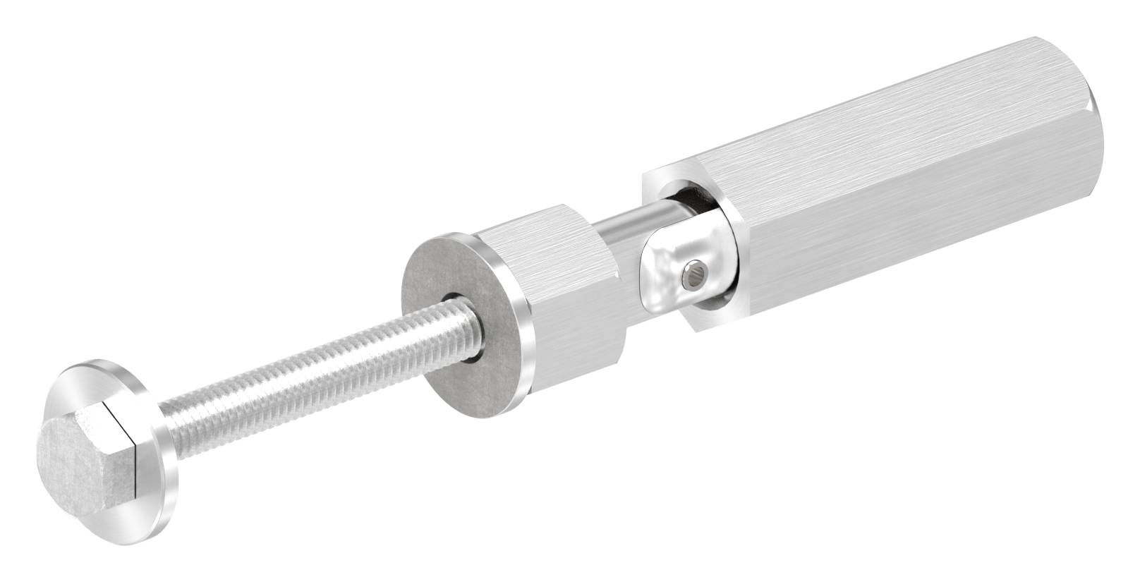 Gewindeterminal zur Selbstmontage, Seil 4mm, V2A Gewindeterminal zur Selbstmontage, Seil 4mm, V2A