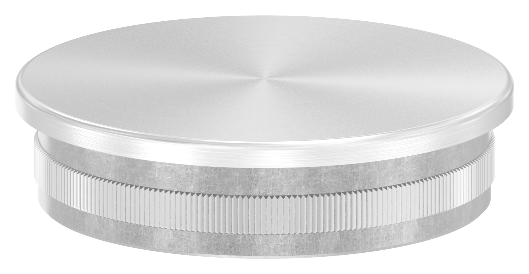 Rohrabschlussstopfen, für Rohr 60,3x2,5mm, V2A