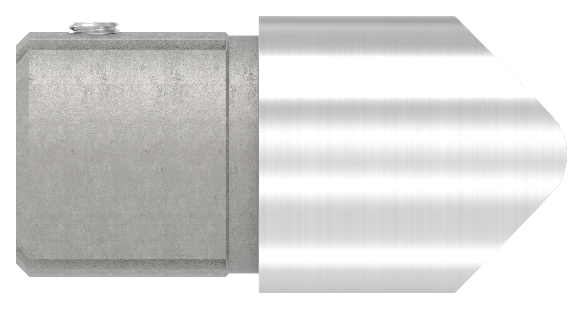 Anschlussstück 90°, Anschluss oben: 42,4mm, V2A Anschlussstück 90°, Anschluss oben: 42,4mm, V2A