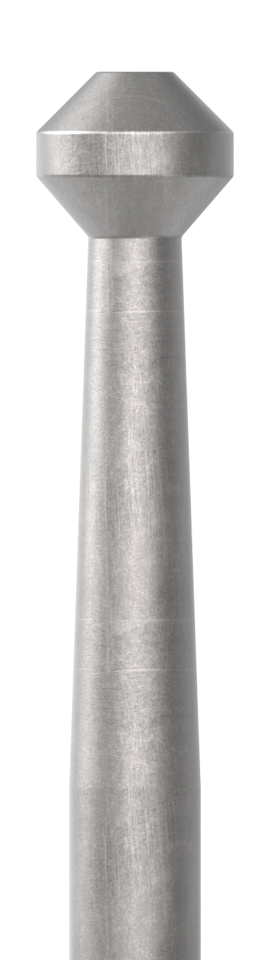 Zaunstab Ø 12mm, H: 1200mm, konisch, Knopf eckig