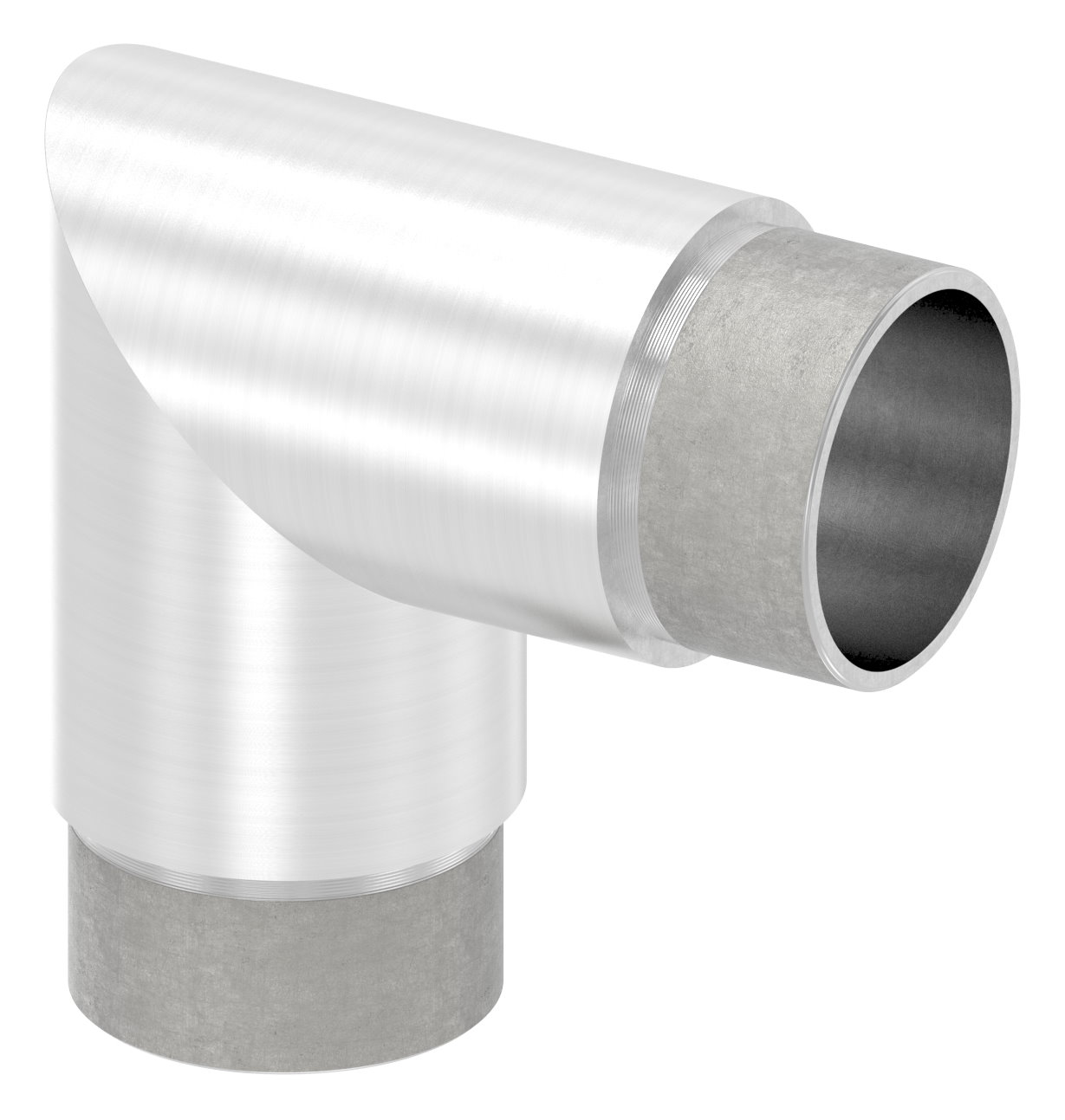 Eckstück 90°, für Rohr 42,4x2,0mm, V4A