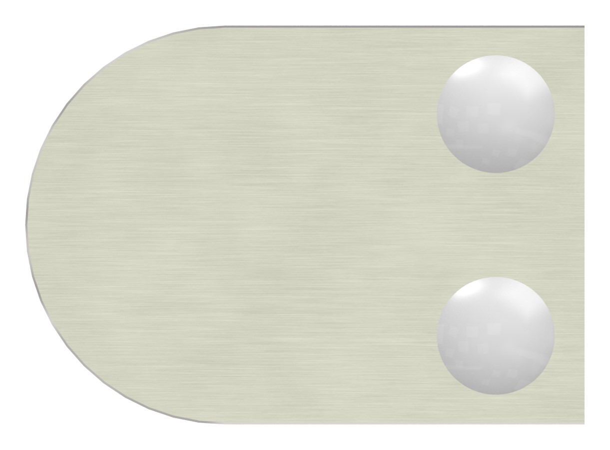 Glasklemme Mod. 33, Anschluss: gerade, VA-Effekt