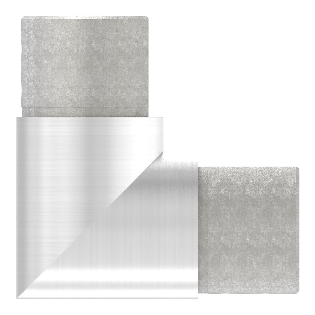 Eckbogen vertikal, für 48,3mm, V4A, Rahmenecke Eckbogen vertikal, für 48,3mm, V4A, Rahmenecke