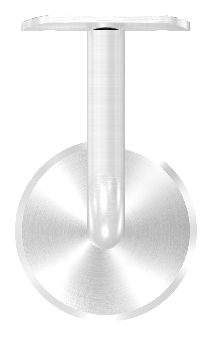 Handlaufhalter mit Handlaufanschlussplatte 42,4mm, V2A
