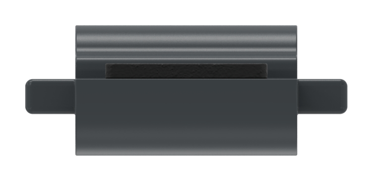 Sicherungsplatte für Mod. 34 , Zink roh pulverbeschichtet in RAL 7016 matt