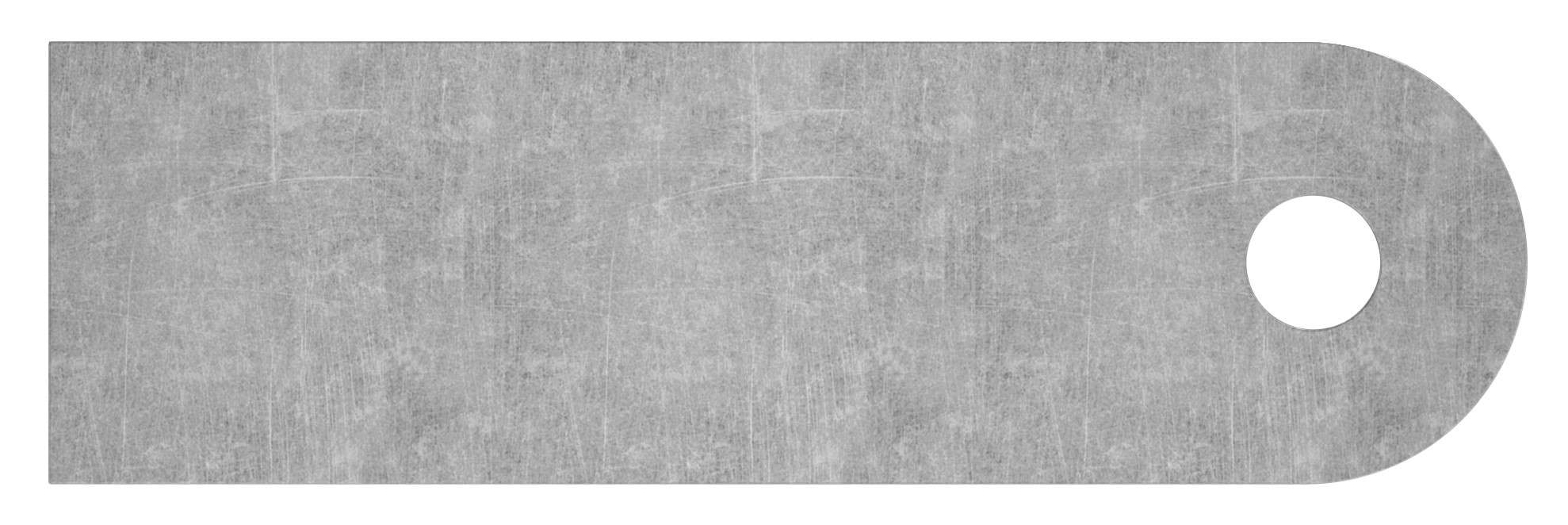 Anschweißlasche 100 x 30 x 6mm mit Rundloch 9mm