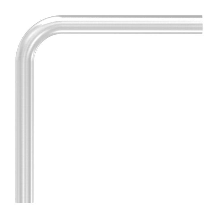 Rohrbogen 90°, aus Rohr 26,9x2,0mm, V2A