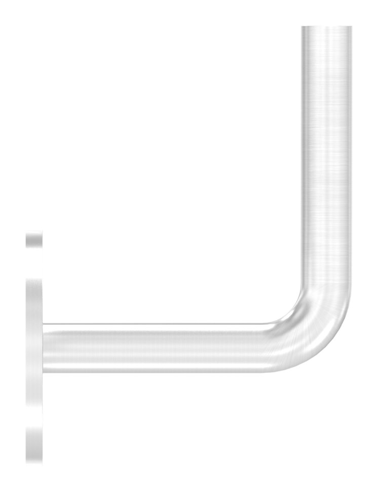 Handlaufhalter zum Anschweißen (Ronde und Bügel verschweißt), V2A