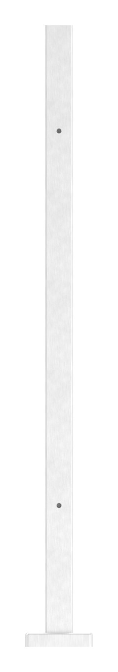 Edelstahlpfosten V2A zur Bodenmontage, H: 880mm