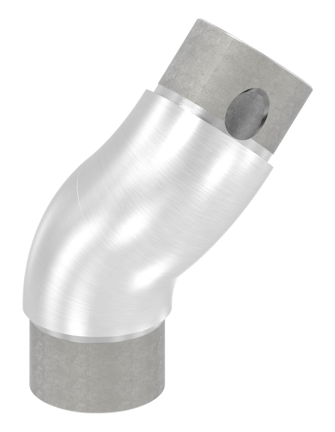 Rohrbogen 90°, verstellbar, für Rohr 42,4x2,0mm, V2A