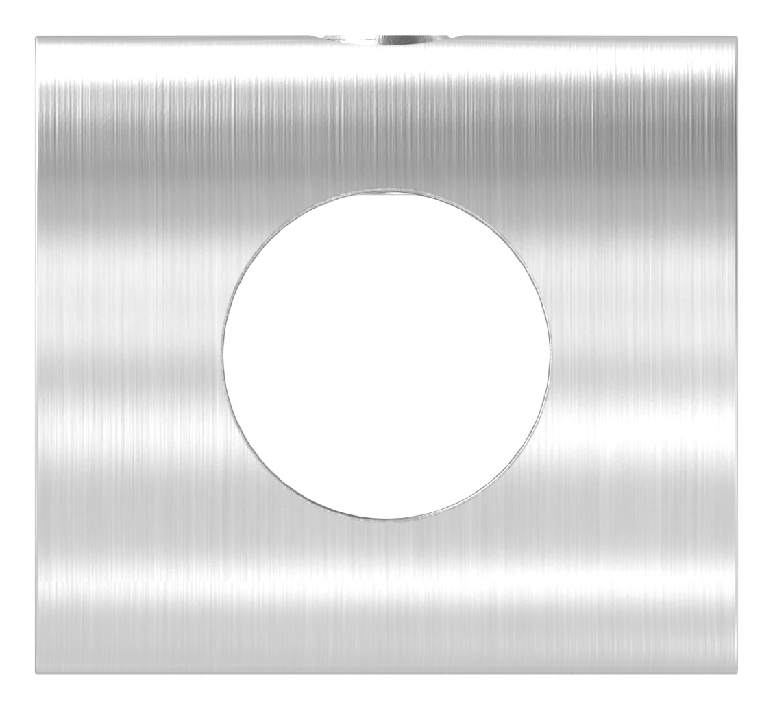 Querstabhalter (Montage zwischen zwei Flacheisen) mit 10,2mm Bohrung, V2A Querstabhalter (Montage zwischen zwei Flacheisen) mit 10,2mm Bohrung, V2A