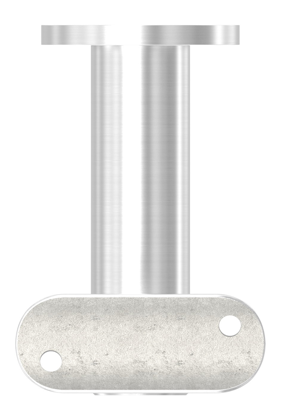 Handlaufhalter mit Gelenk, Handlaufanschlussplatte 42,4mm, V2A