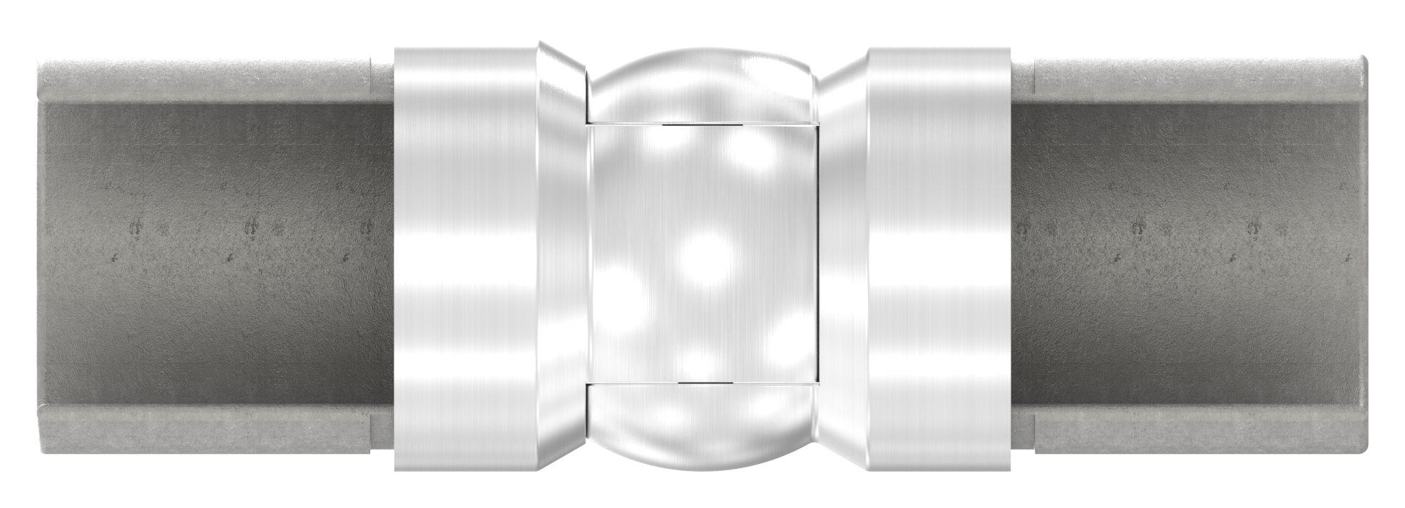 Gelenkverbinder für LED-Nutrohr 42,4mm, V2A
