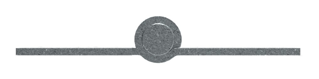 Scharnier 86x55mm mit herausnehmbaren Zapfen