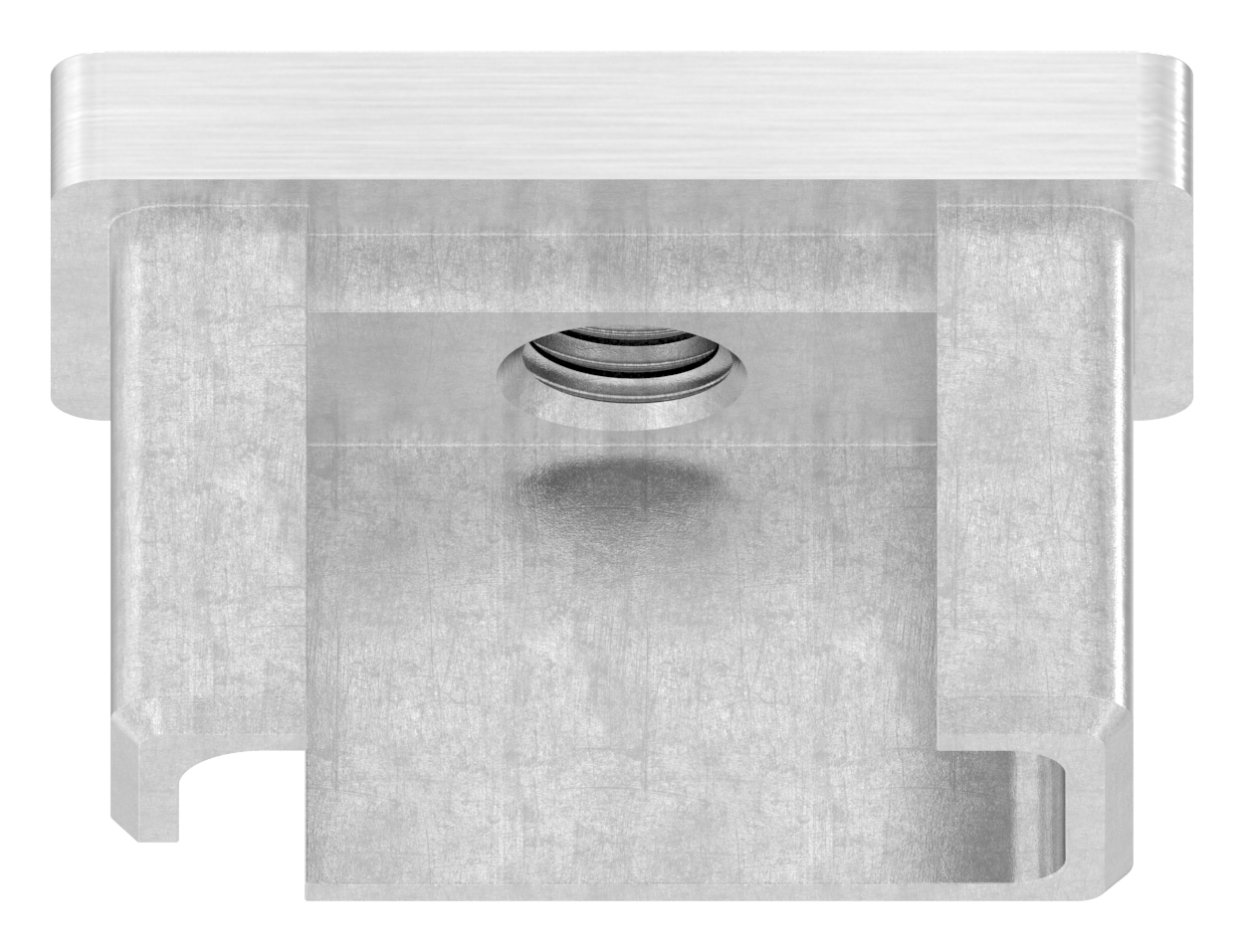 Einsteckkappe, für Rohr 40x20x2,0mm, V4A