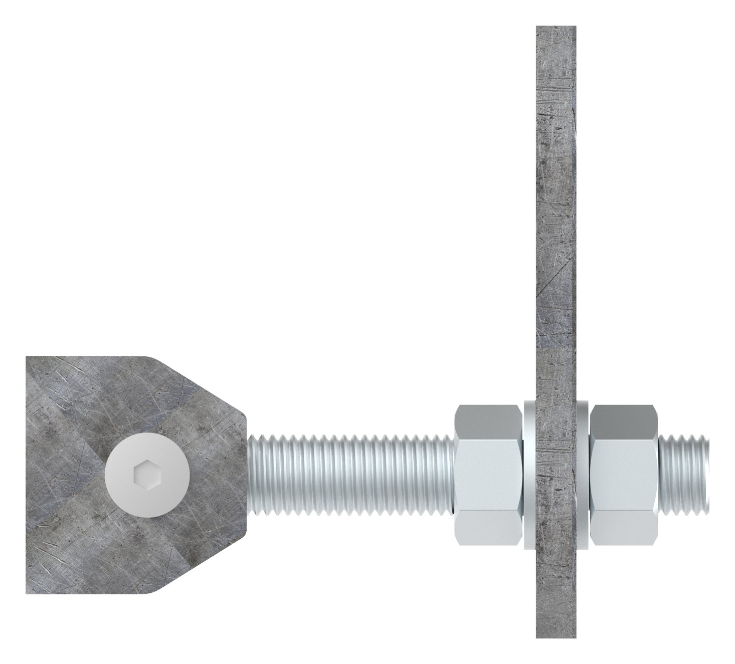 Torband M24, teilverzinkt/galvanisch verzinkt