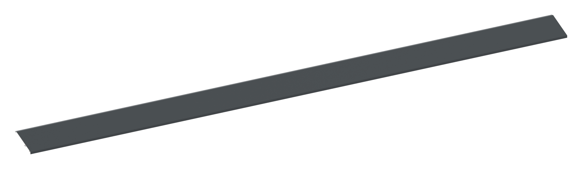 Design-Abdeckung für eleganza canopy, L: 3000mm, RAL 7016 Design-Abdeckung für eleganza canopy, L: 3000mm, RAL 7016