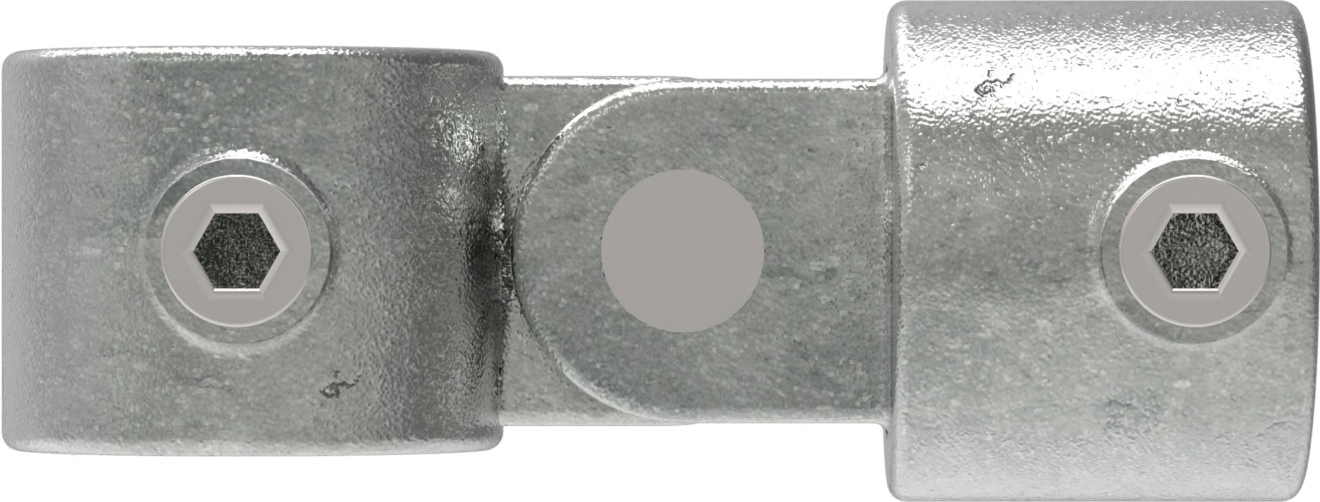 Verbinder, variabel, für Rohr Ø 42,4mm