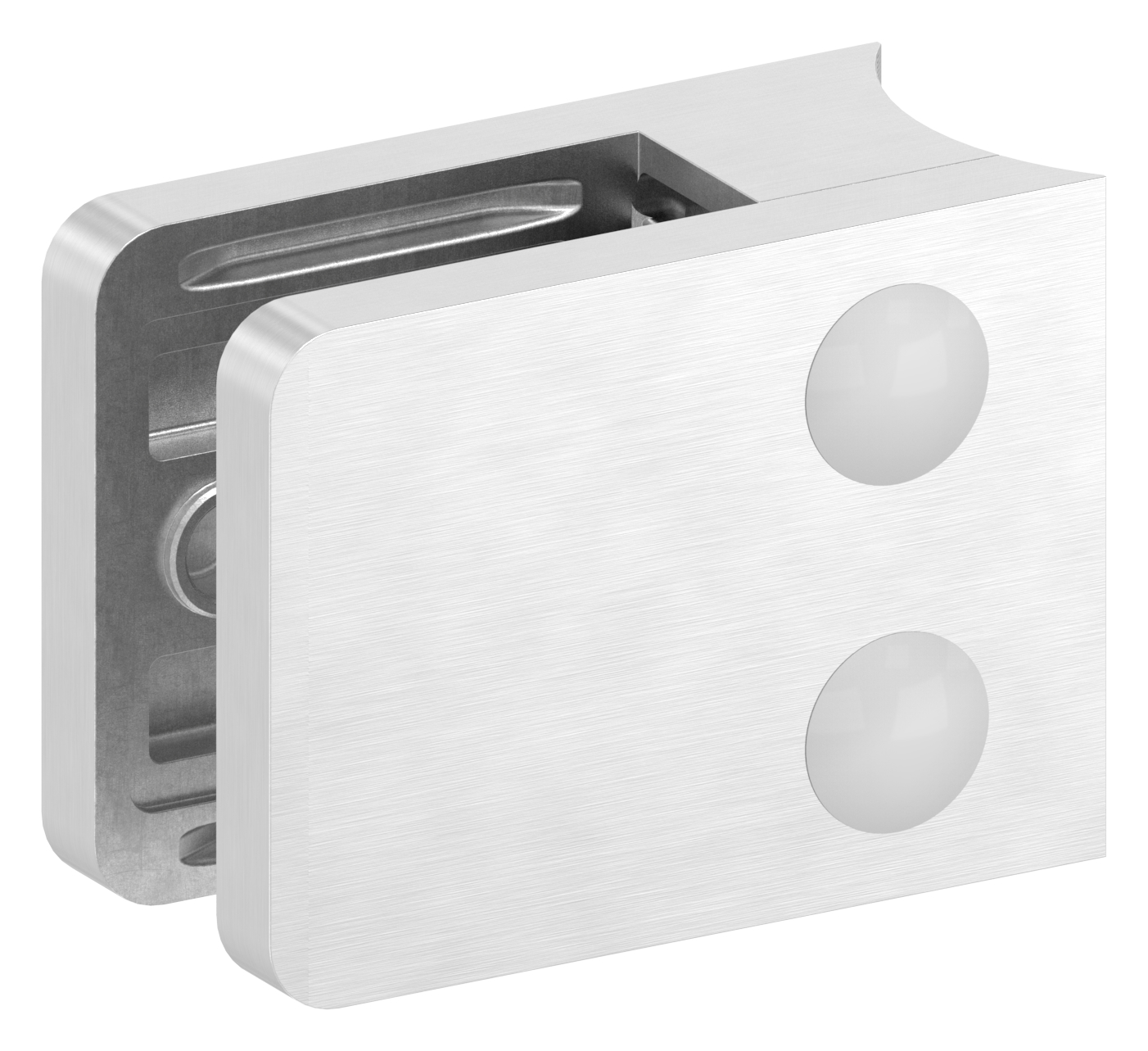 Glasklemme Mod. 36, Anschluss: 42,4mm, in V4A