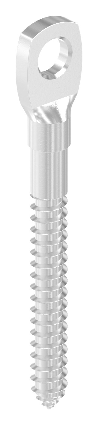 Augenschraube, mit Holzgewinde 6mm, V4A