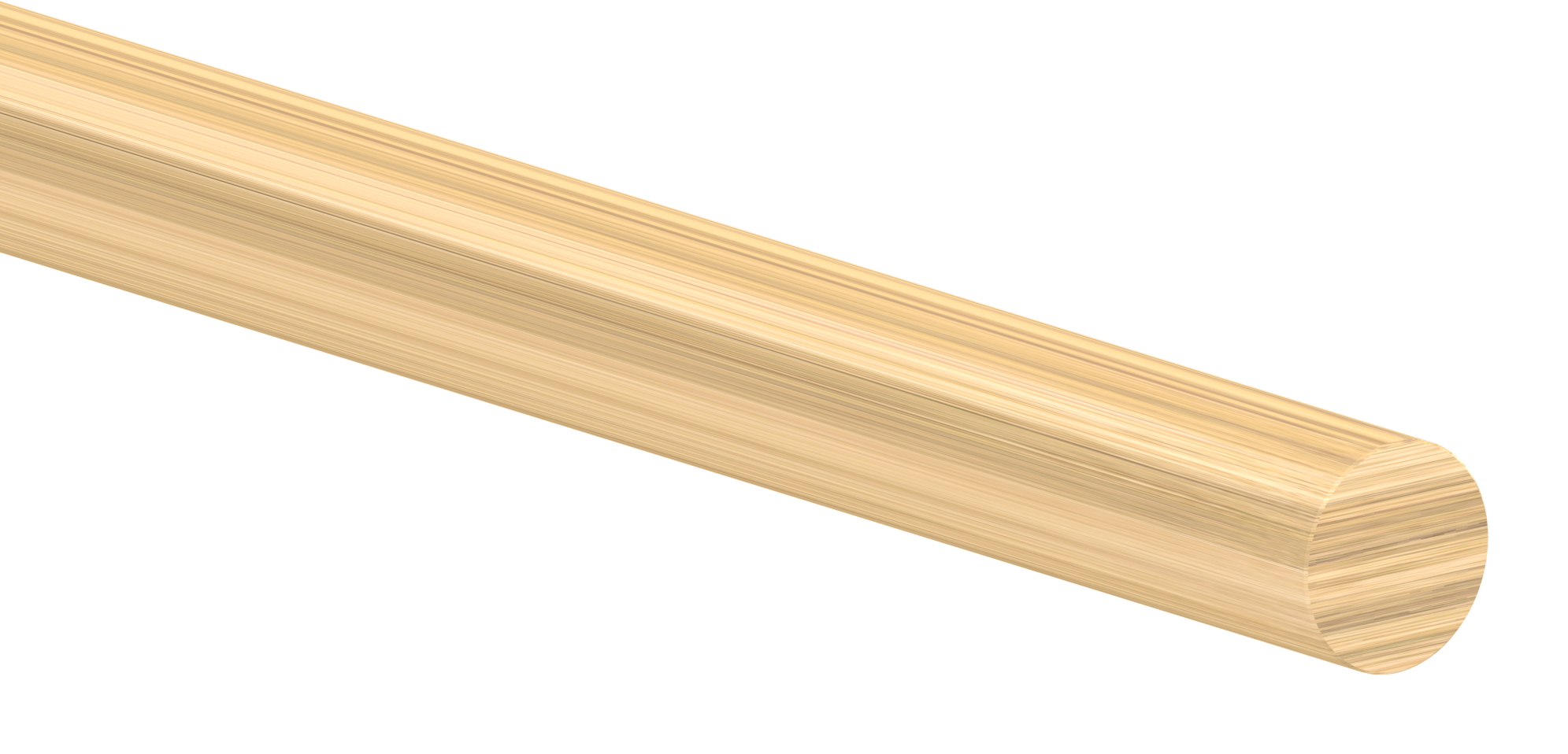 Holzhandlauf Eiche, Ø 42,4mm, L: 2000mm