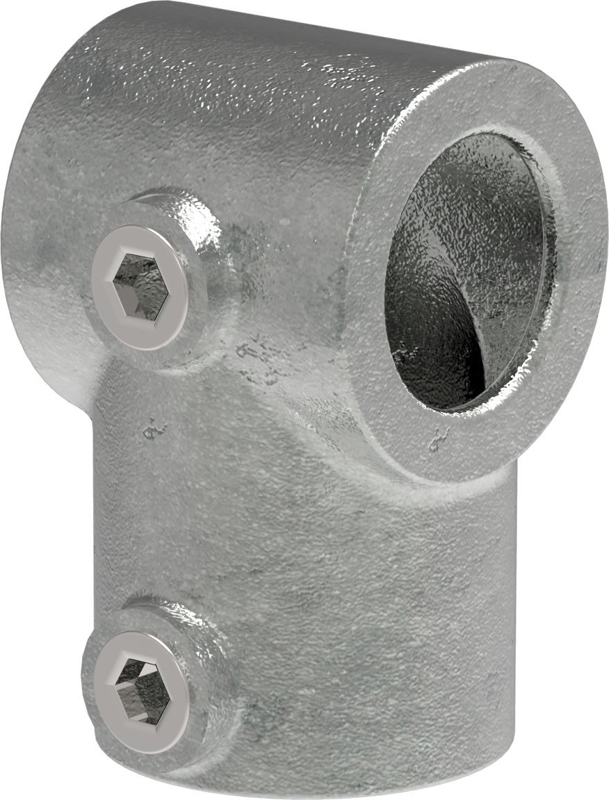 T-Stück kurz, für Rohr Ø 42,4 / 33,7mm