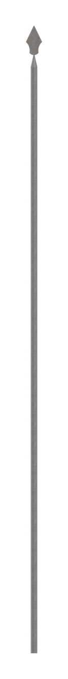 Zaunstab Ø 12mm, H: 1060mm, konisch mit Zaunspitze