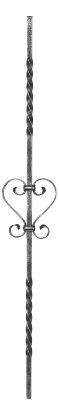 Zierstab 2071, Gedreht, 13,11 €, Edelstahl - Schmiedeeisen Shop