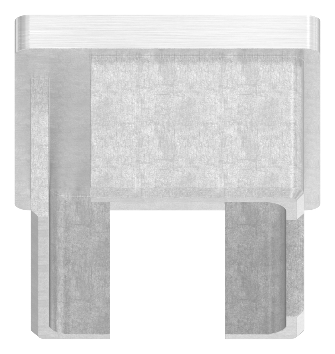 Einsteckkappe, für Rohr 50x40x2,0mm, V2A