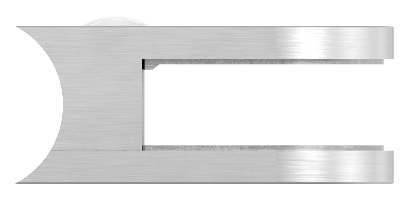 Glasklemme Mod. 33, Anschluss: 33,7mm, in V4A