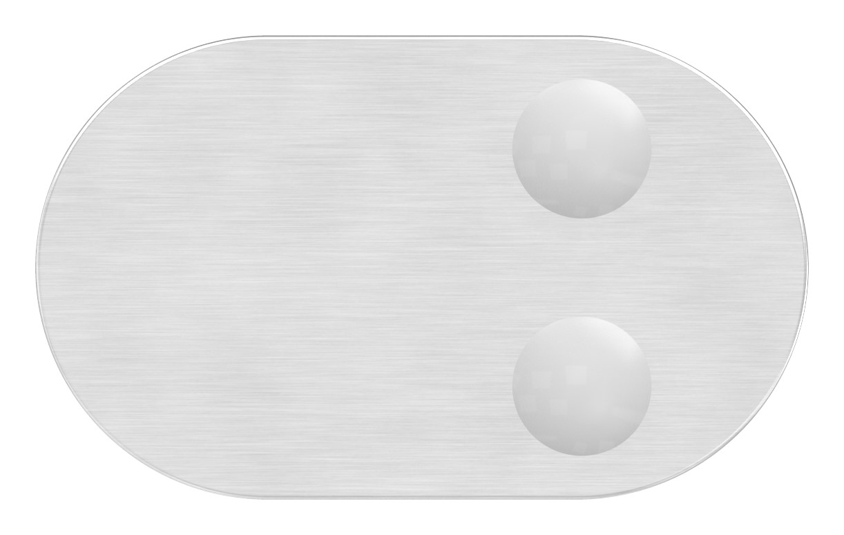 Sichtschutz Endglasklemme Mod. 25, V2A