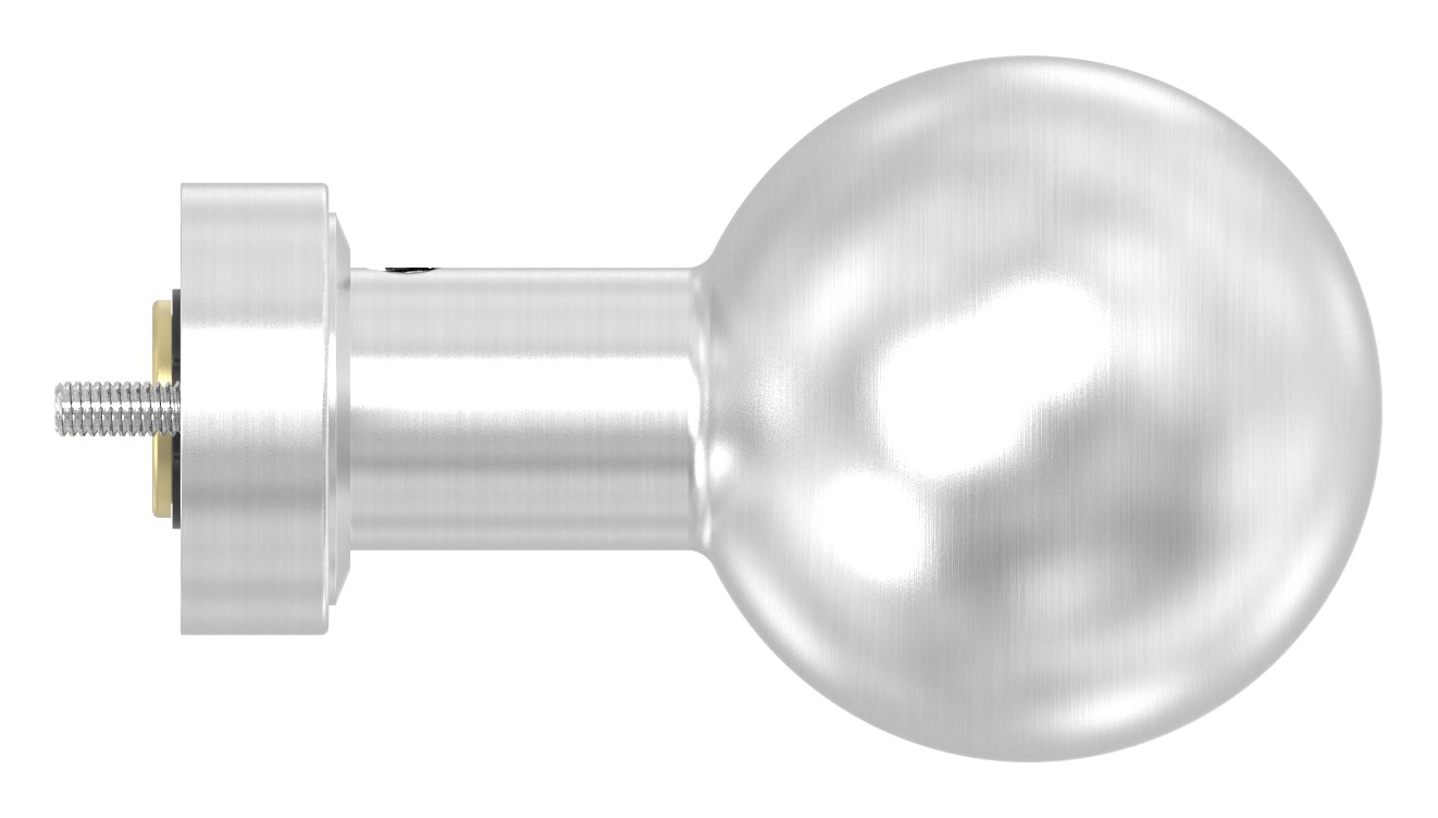 Drückerknopf, Ø 50mm, drehbar, V2A