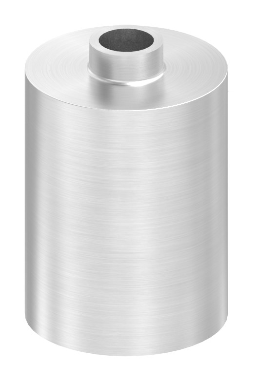 Unterteil Ø 30mm, mit Durchgangsbohrung , t: 40mm, V2A Unterteil Ø 30mm, mit Durchgangsbohrung , t: 40mm, V2A