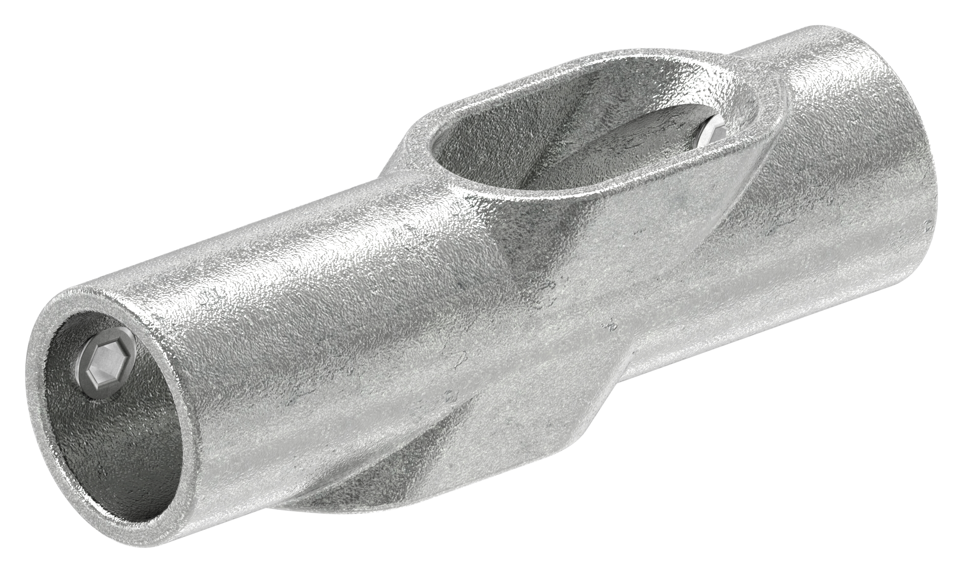 Kreuzstück, verstellbar 30 - 45°, für Rohr Ø 42,4mm