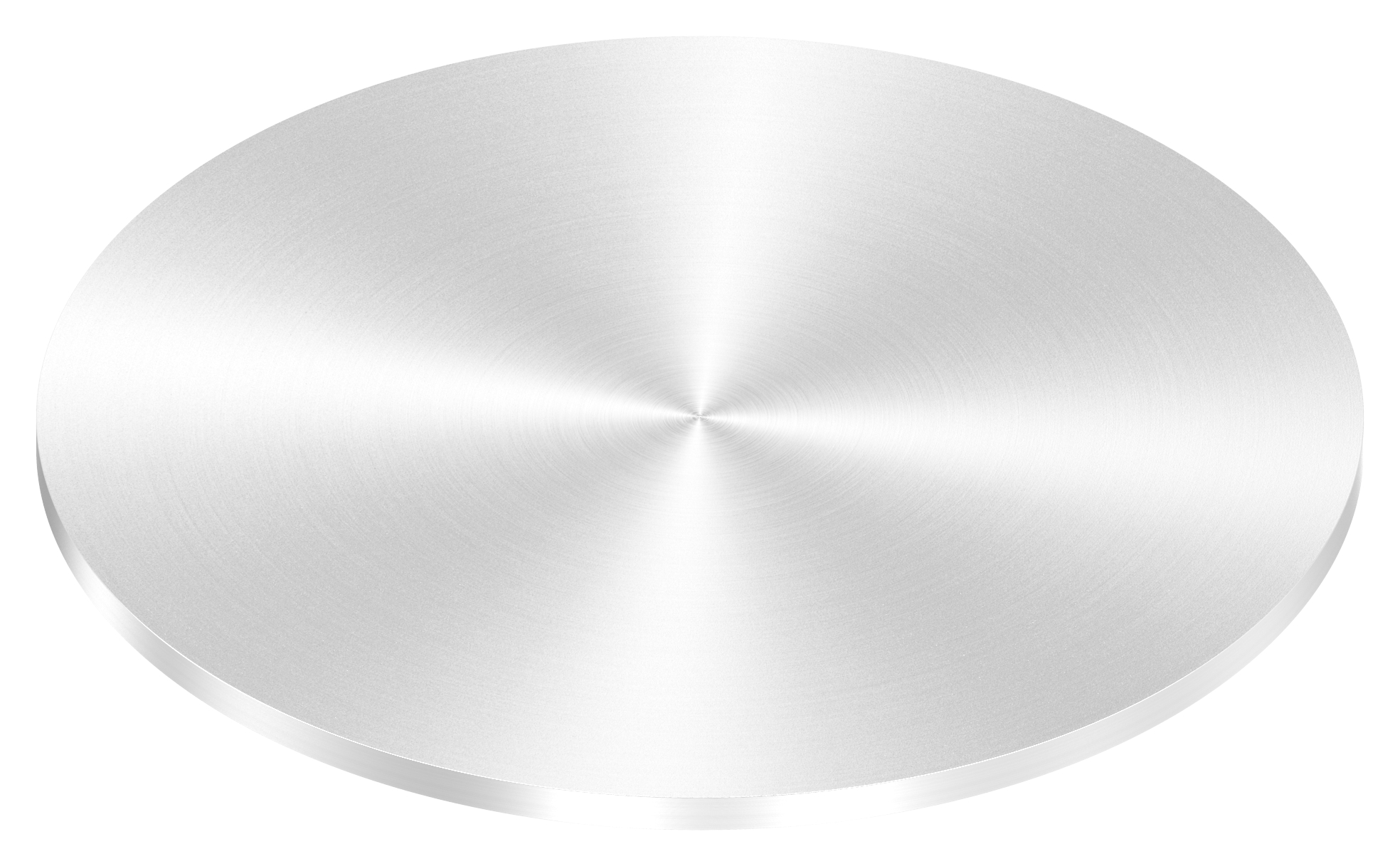 Ronde Ø 200x6mm, mit Rundschliff, V2A